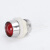 荣伟信号灯指示灯220V套塑料LED发光二极管管座10个大RWE-404小型 E-402/8MM安装孔/3V 红色(常用色)