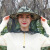 东部工品 防蜂帽迷彩蜂衣防蜂帽蜜蜂防护服迷彩防蜂衣服养蜂工具 美陆色80克 hmr-9 美陆色