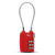 玛仕福 密码锁 缆绳挂锁行李箱锁背包锁 TSA719 红色