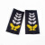 2011式保安肩牌肩章套牌配饰 物业小区保安服装配件标志全套定做 三黄软肩章10对