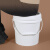 级塑料桶圆桶带盖密封水桶油漆桶空桶小白桶5/20/25L升kg公斤 1L透明无提手塑料桶 2个