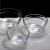 创京懿选沙拉小玻璃碗透明学生美容院用调精油碗 调面膜碗 布丁碗 14厘米