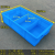 加厚塑料箱多格分类周转箱零件盒子五金工具螺丝盒分格收纳物料框 小三格+蓝色外径350x195x85mm