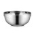 不锈钢碗防烫碗双层隔热碗不锈钢饭碗刻字食堂汤面碗 13CM百合碗(外径12.5CM) 小汤碗