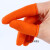 定制手指套护指防护耐磨加厚防滑硅胶橡胶受伤护甲手指头套保护指甲套 加厚橙色大中小(60个混装)