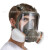 扬笙福6800防毒面具 喷漆化工农药装修防粉尘硅胶防尘毒全面具防护面罩 面具主体(不含配件)