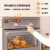 食品温度计测水温测温计烘焙烤箱电子油温计食物厨房探针式双探针 红色单针