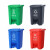 富都华创 新国标垃圾桶 可回收60L 户外分类塑料垃圾桶大号环卫脚踏脚踩带盖大型商用大容量 FDHC-LJT-6