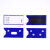 磁性标签牌 货位仓位卡仓库仓储标示牌磁性材料卡货架库位JYH 4x7三磁(蓝/白/红)颜色留言