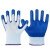 泰有缘耐磨浸胶手套耐油劳工手套透气N518型（灰色）丁腈手套（12副）