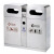 不锈钢户外分类垃圾桶箱不可物业售楼地铁环保室内外果皮双筒 A-16B(1000*360*1000mm)