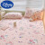 迪士尼（Disney）夏季冰丝乳胶凉席Kitty猫儿童凉垫学生宿舍床单人可折叠空调席子 糖果玉桂狗 0.9m床