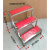 定制适用不锈钢台阶凳小门台活动小楼梯梯阶凳一二三层梯脚踏凳踏步凳 红色2层【加宽60厘米高40厘米】