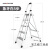 室内梯子奥鹏适用铝合金折叠人字梯加厚定制多功能楼梯三步爬梯小 商超款(象牙白五步)