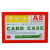 安小侠 卡K士磁性硬胶套 PVC证件卡套文件保护套 白板展示磁卡磁胶套 A8横绿色强磁 5个装