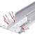 飓开 PVC线槽 明装灰色塑料线槽 阻燃pvc行线槽 H45*W45-100米/件 一件价