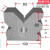 铸铁v型铁块大型单口铁铣床v型架轴类检测校正划线v形铁 多口铁100*80*30 一对