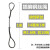 牛人 插编钢丝绳 双扣纯手工编织起重吊装吊索具编头子钢丝绳 吊1.6吨14-1米一根 