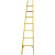 定制适用玻璃钢新型铝合金绝缘梯单梯升降梯关节梯电工登高平台人字梯定制 常规国标绝缘1.5米人字梯