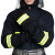 三奇安 02款消防服五件套 消防演习训练服战斗服 02款消防服大码（上衣+裤子）薄
