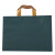 稳斯坦 WST1014 塑料包装袋（10个） 服装购物袋PE手提袋 磨砂墨绿 35*25+8