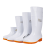 厂白色雨靴防滑大码工作雨鞋卫生靴防油加绒加棉保暖水鞋 503低帮白色 标准码 47