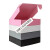 快递纸箱 彩色飞机盒 特硬3层5层双E坑KK包装纸盒纸箱支持定制印 粉红色 定制规格