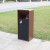 迪恩斯（DEANS）垃圾分类垃圾桶户外环卫果皮箱室外市政物业小区街道公园垃圾箱大号商用 咖啡色镀锌板