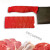 厨房4D管理菜肉鱼刀把套刀柄分色分类防滑套学校食堂刀具荤素色标 黄色 13x3cm
