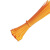 Homeglen 尼龙扎带彩色束线带5*200宽4.8mm扎带捆扎带 桔色（100条/包）10包装