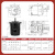 1液压油泵定量高压叶片泵液压站系统专用低噪音2定制 PV2R2-47 (大轴25.4)