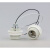 博雷奇陶瓷塑料LED灯泡灯笼吊灯头灯座螺口带线带圈防水 H款：E14塑料灯头