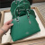 蔻驰（COACH）新款中号贝壳包 Katy 斜挎手提包 2.绿色