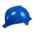 曼德锐安全帽工地男国标abs加厚透气夏施工玻璃钢头盔领导工程定制印字 新欧式透气款（蓝色）（按钮）