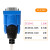 Z-TEK力特工业级USB转rs232串口线db9针COM口公头PL2303/ 蓝色 3m