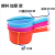 圆形熟胶环卫塑料桶盖子水桶盖60L100L160L280L新料加厚单卖盖子 水瓢 /颜色随机发