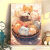 子木雅居diy数字油画可爱甜品猫猫系列手工填充填色高价感系装饰挂画 甜品猫猫1 50*65绷好实木内框+画笔颜料