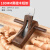 跃励工品 木工刨刀 木材倒角手工刨 180mm黑檀木 一个价 