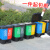 分类垃圾桶分离双桶大号厨余20L40l脚踩带盖商用大码大容量 20L双胞胎M款蓝绿色其他可回收