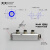 30x30多管路气排分气块气路直通多通快速接头带安装孔分配器铝排 30x30直三通PC组