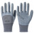 双源手套劳保皱纹耐磨防滑橡胶乳胶塑胶工地耐用 558平挂（灰色） 12双