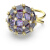 施华洛世奇（SWAROVSKI）奇女士戒指Curiosa圆形方形切割锆石镀金色调时尚休闲M5610903 Blue 50