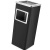 宅米兔（ZHAIMITU） 不锈钢烟灰桶 立式垃圾桶电梯口垃圾桶烟灰柱灭烟桶 黑色正方形 单位：个
