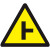 藏狐 交通标志牌景区方向指示牌禁止左转