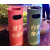 商用定制垃圾桶复古工业风营地油桶户外大号创意个性网红高颜值箱 【黄】80cm高