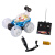 DZDIV 特技车 玩具遥控车可充电儿童玩具闪光音乐跳舞翻斗车9008A蓝色(新老款随机发货)