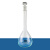 金固牢 A级容量瓶 加厚玻璃定量瓶定容瓶 透明磨口具塞耐高温实验室 50mL KZS-786