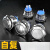 悦津（22mm【球头螺丝脚】）短款金属按钮电源启动停止点动复位防水不锈钢常开24V单位：个