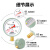 红旗（HONGQI）Y-100红旗普通压力表径向安装-0.1+1.5mpa水压油压气压表螺纹M20*1.5	