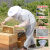 定制适用防护服防蜂服连体防蜂衣养蜂帽透气型防蜜蜂蜂衣养蜂工具全套 连体衣L码   155-173 羊皮手套10件套